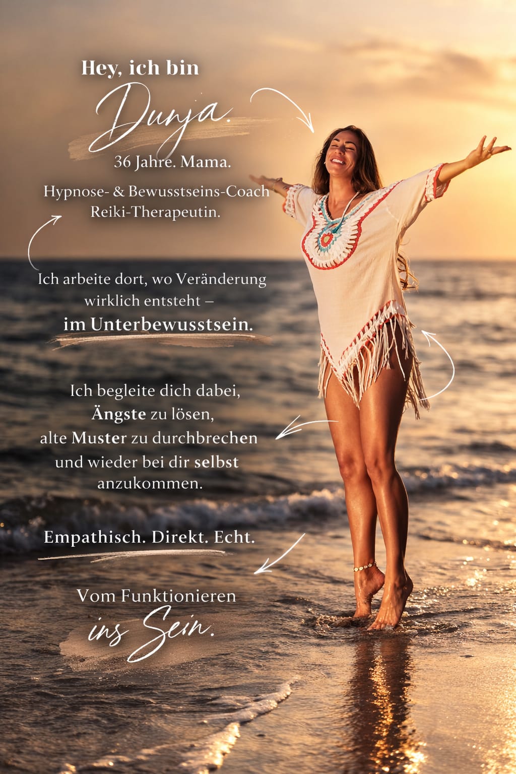 Dunja Heinze Hypnose-Coach & Bewusstseins - Coach & Reiki -Therapeutin - Coaching und Behandlungen - Flyer